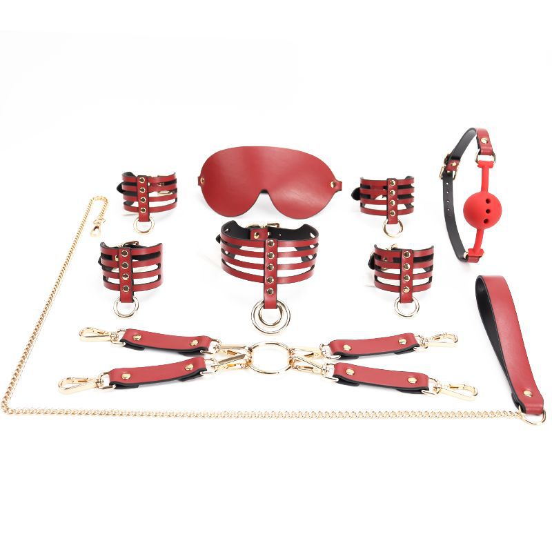 Red Wholesale Red Bondage Kit with Hollow Equipment