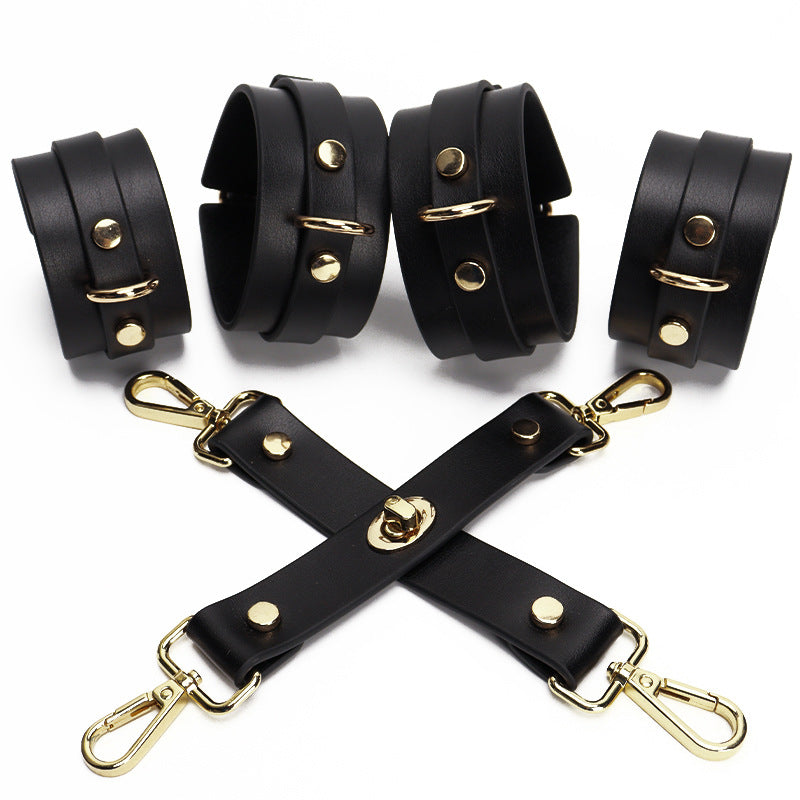 Wholesale Leather Bondage Restraints Starter Kit show