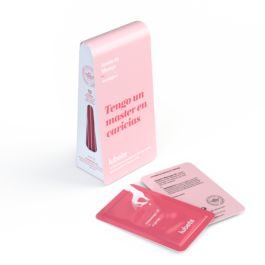 Aceite de masaje ecológico y vegano | Lubets Pack 10-0